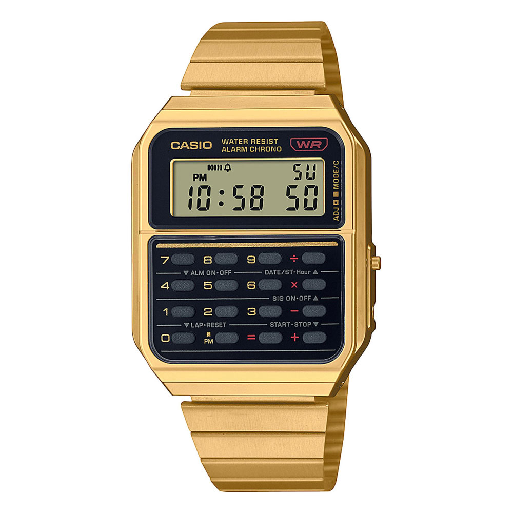 CA-500WEG-1A — gold vintage calculator