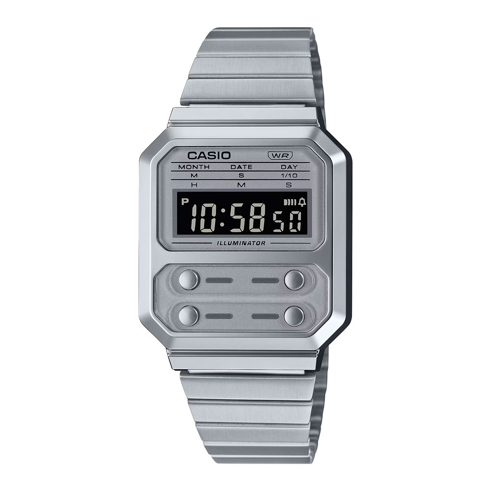 A100WE-7B — unisex digital retro watch