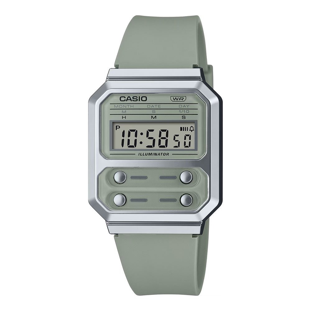 A100WEF-3A — digital retro and green accents